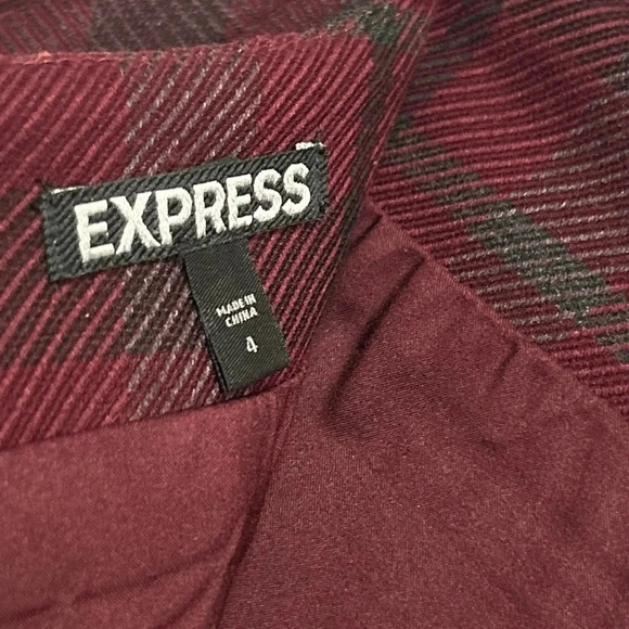 Express Women’s 4 Pencil Skirt Preppy Academia Career Holiday Coquette College - Picture 11 of 13